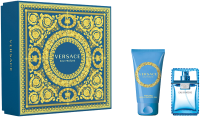 Versace Man Eau Fraîche Set = E.d.T. Nat. Spray 30 ml + Perfumed Bath & Shower Gel 50 ml