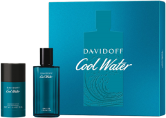 Davidoff Cool Water Set = E.d.T. Nat. Spray 75 ml + Deodorant Stick 75 ml