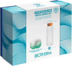 Biotherm World Ocean Day Set = Aquasource Gel PNM 50 ml + Trinkflasche aus Glas