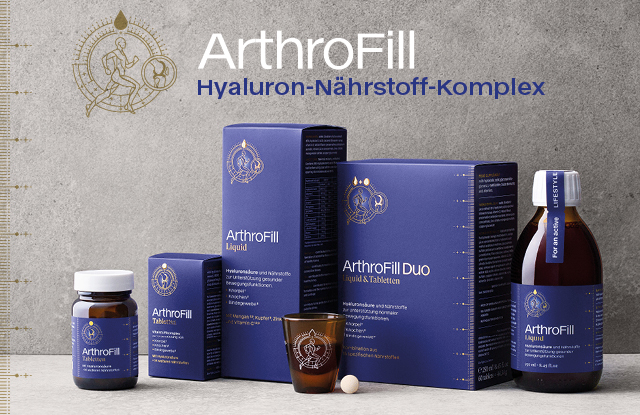 Arhtrofill - Nahrungsergänzung mit Hyaluron
